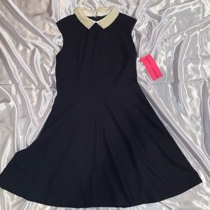 NWT Betsey Johnson Pearl Collar Dress